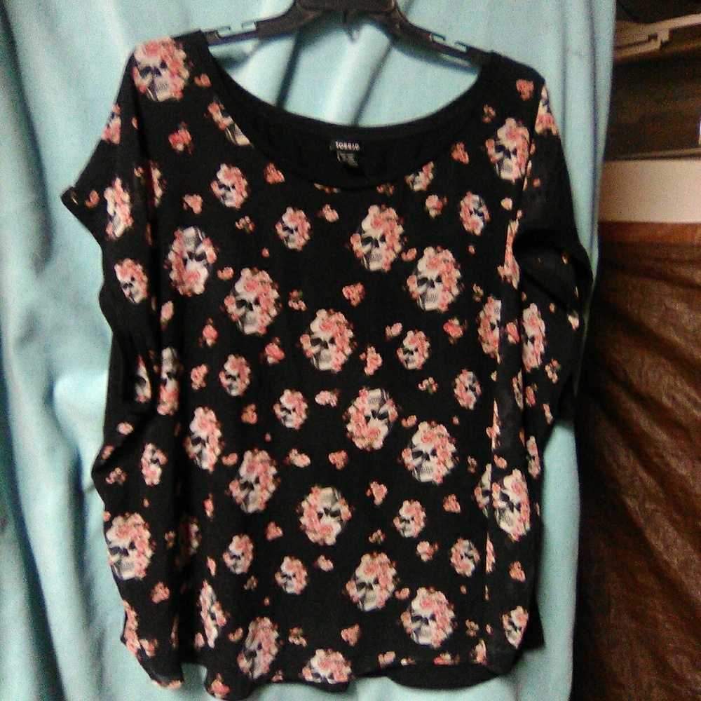 Torrid sheer blouse